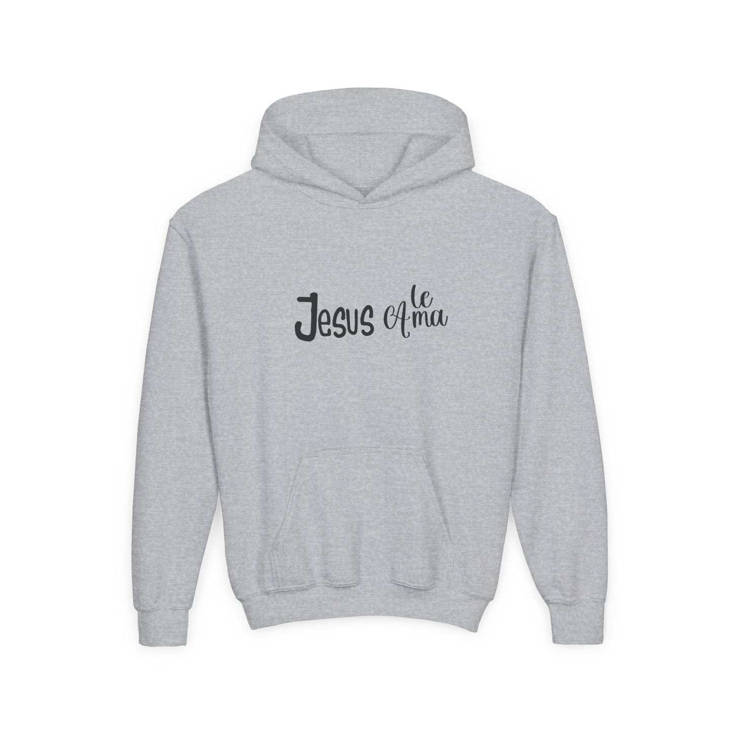 Youth Faith Hoodie — "Jesus Te Ama" / Somos Mi Fe Church Sweatshirt