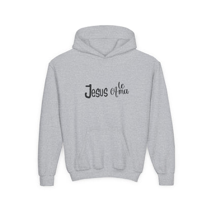 Youth Faith Hoodie — "Jesus Te Ama" / Somos Mi Fe Church Sweatshirt