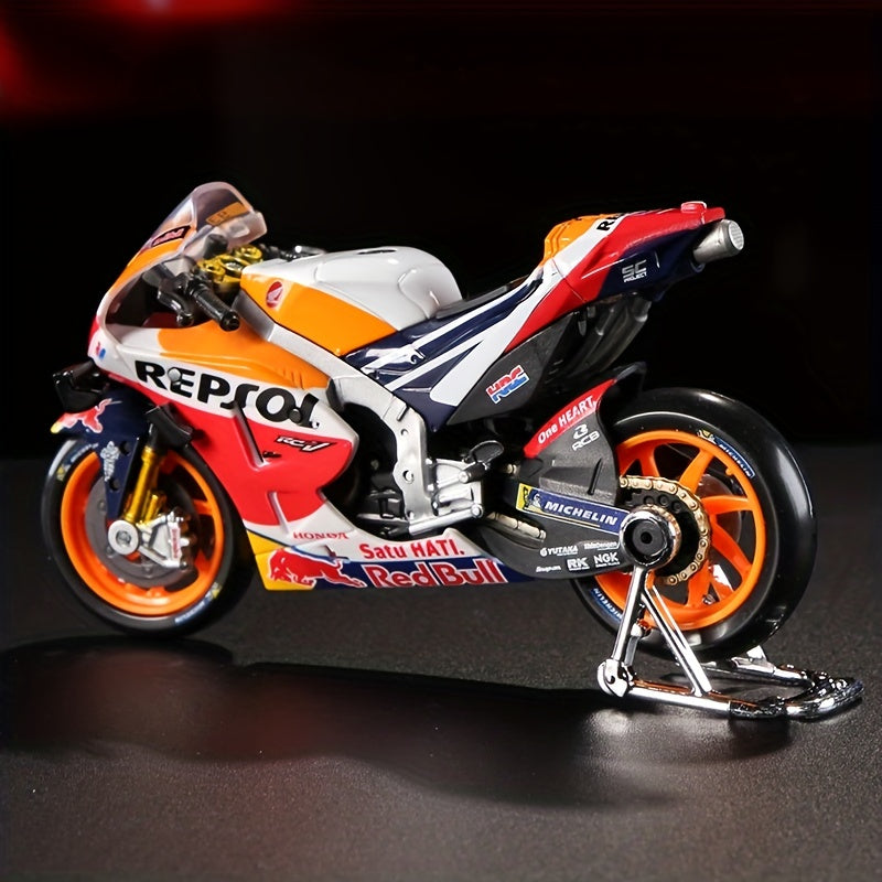 Maisto 1:18 2021GP Racing Repsol Honda Team: Marc Márquez #93 y Pol ESPARGARO Modelo de motocicleta de aleación: ¡un regalo inolvidable para los fanáticos de Moto GP! Navidad, Halloween, regalos de Acción de Gracias.