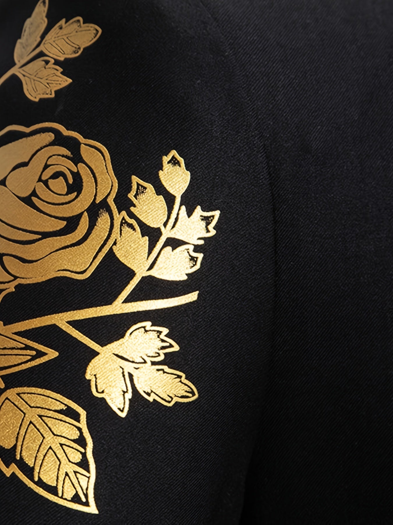 Abrigo De Vestir De Diseño Clásico, De Color Sólido Para Hombres Con Patrón De Cachemira Dorado Para Negocios Y Fiestas De Bodas