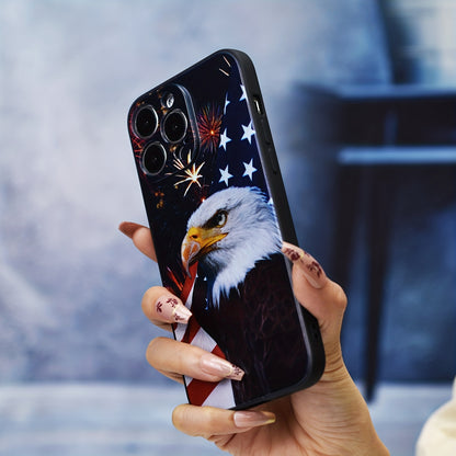 Ultimate Protection for Your iPhone - Eagle Pattern Protective Case - Slim, Durable, and Compatible with Multiple Models