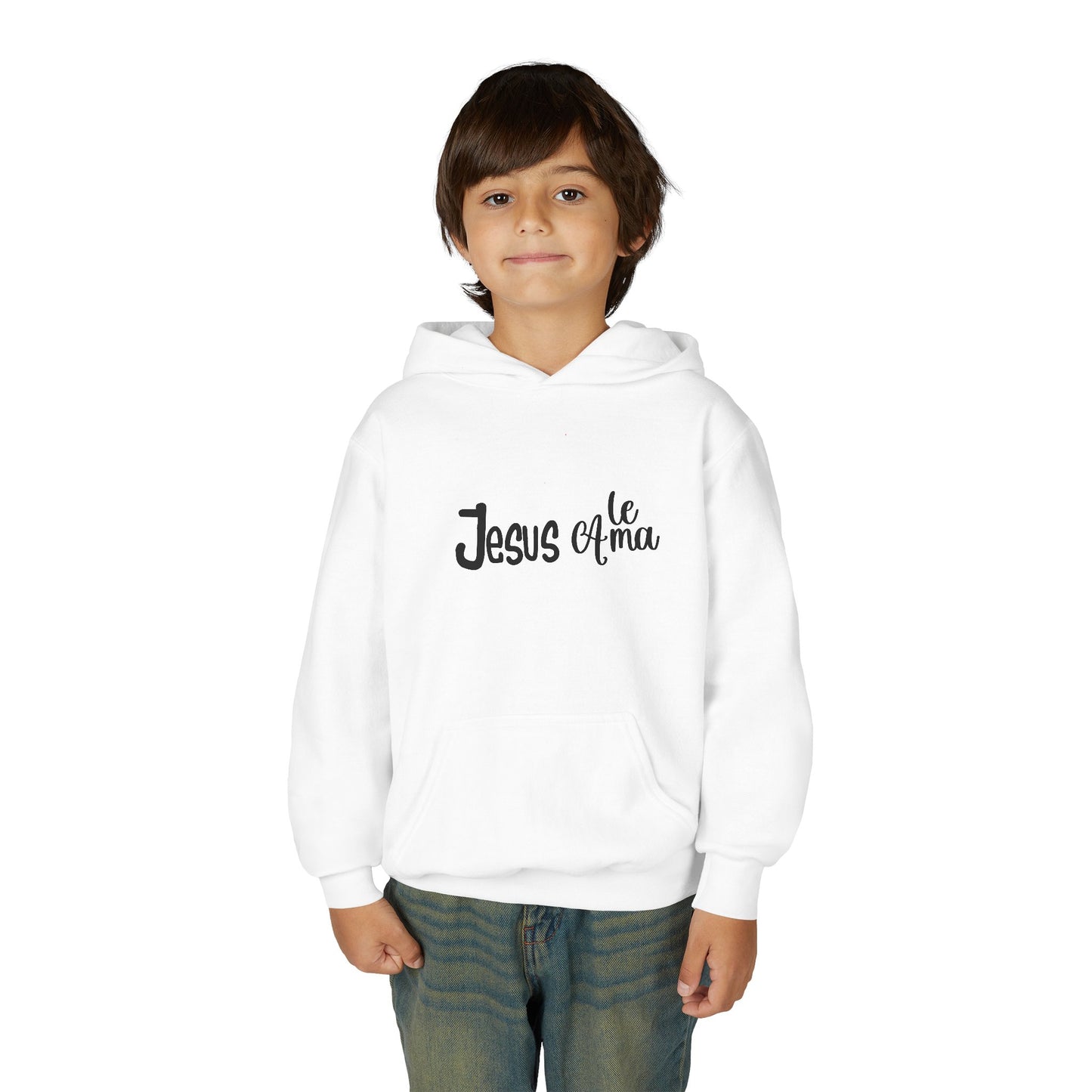 Youth Faith Hoodie — "Jesus Te Ama" / Somos Mi Fe Church Sweatshirt