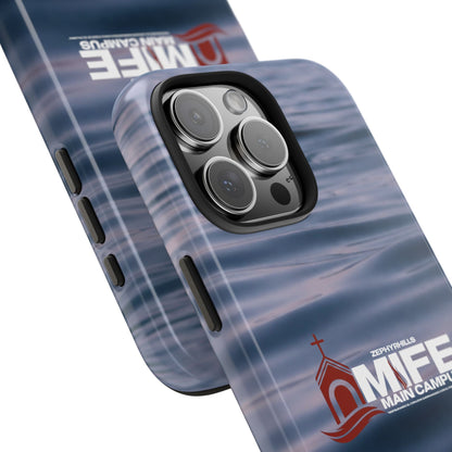 Tough Phone Case — MFE Main Campus Navy Wave Protective Cover