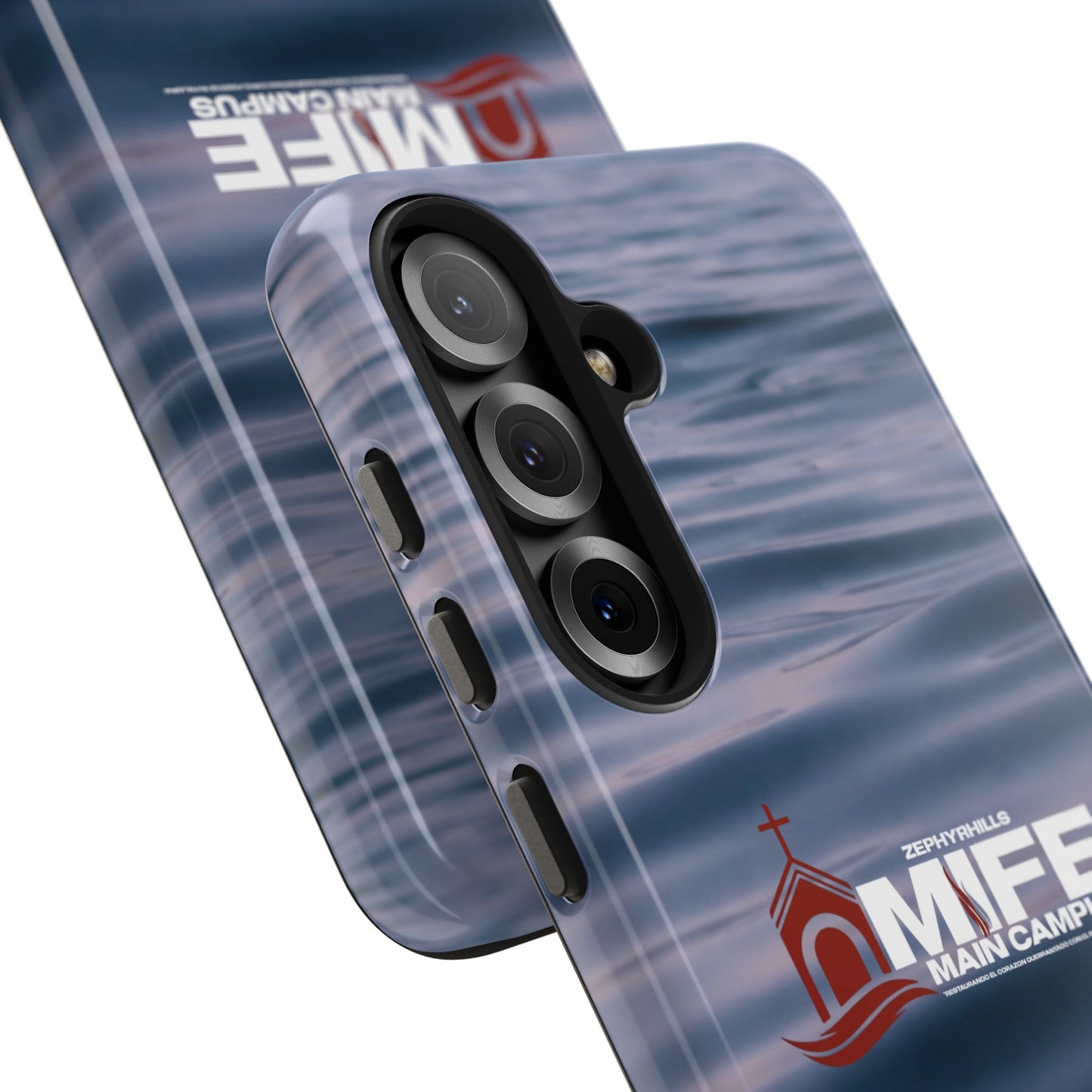 Tough Phone Case — MFE Main Campus Navy Wave Protective Cover