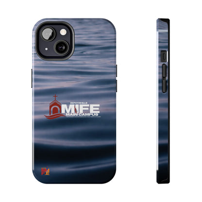 Tough Phone Case — MFE Main Campus Navy Wave Protective Cover