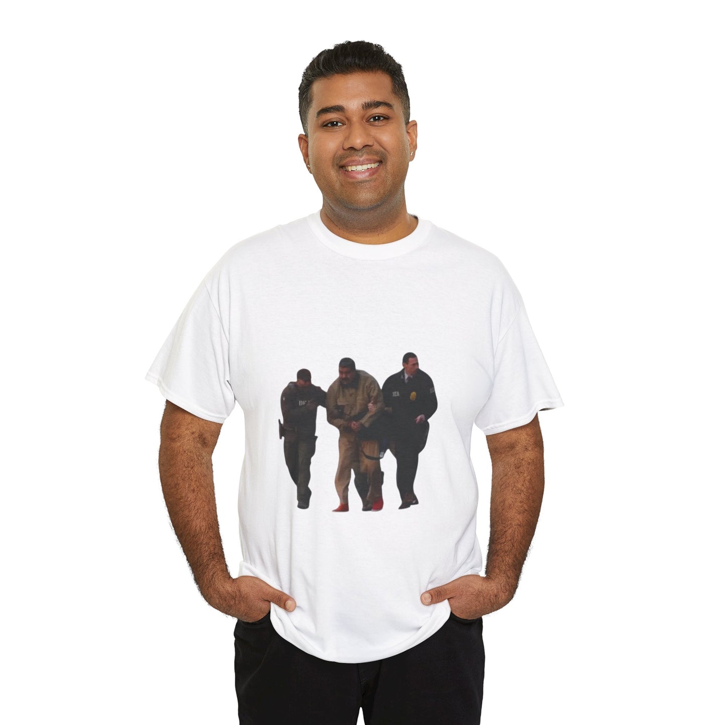 Graphic Tee — Three Figures Vintage Silhouette Shirt