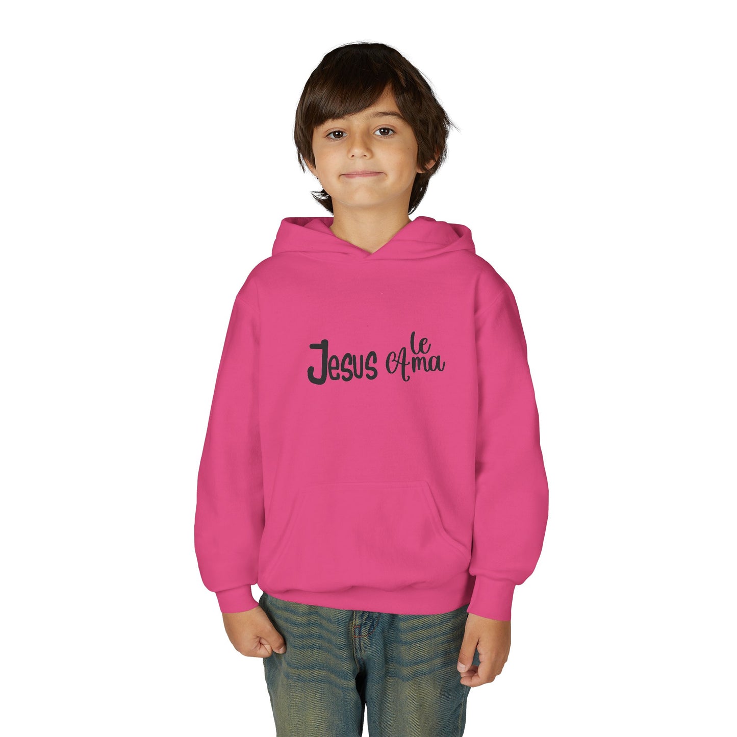 Youth Faith Hoodie — "Jesus Te Ama" / Somos Mi Fe Church Sweatshirt