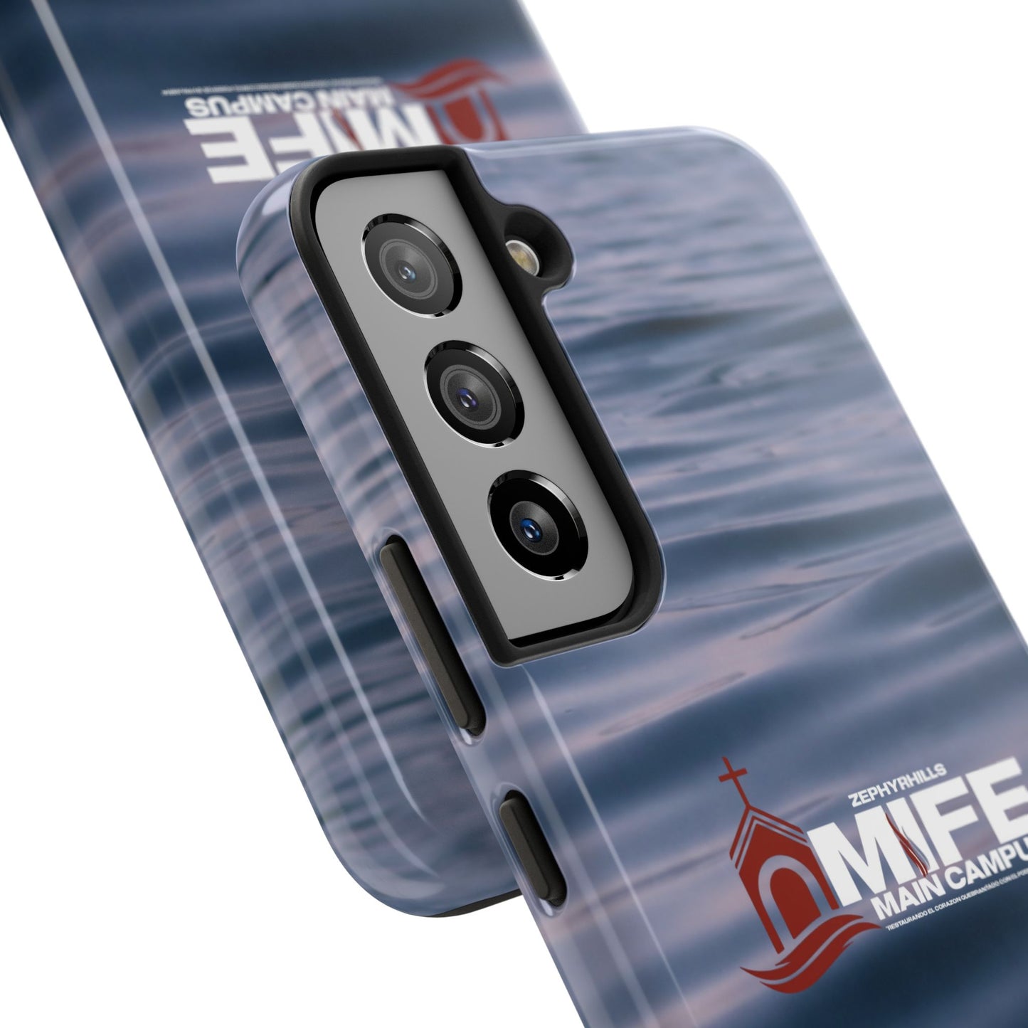 Tough Phone Case — MFE Main Campus Navy Wave Protective Cover