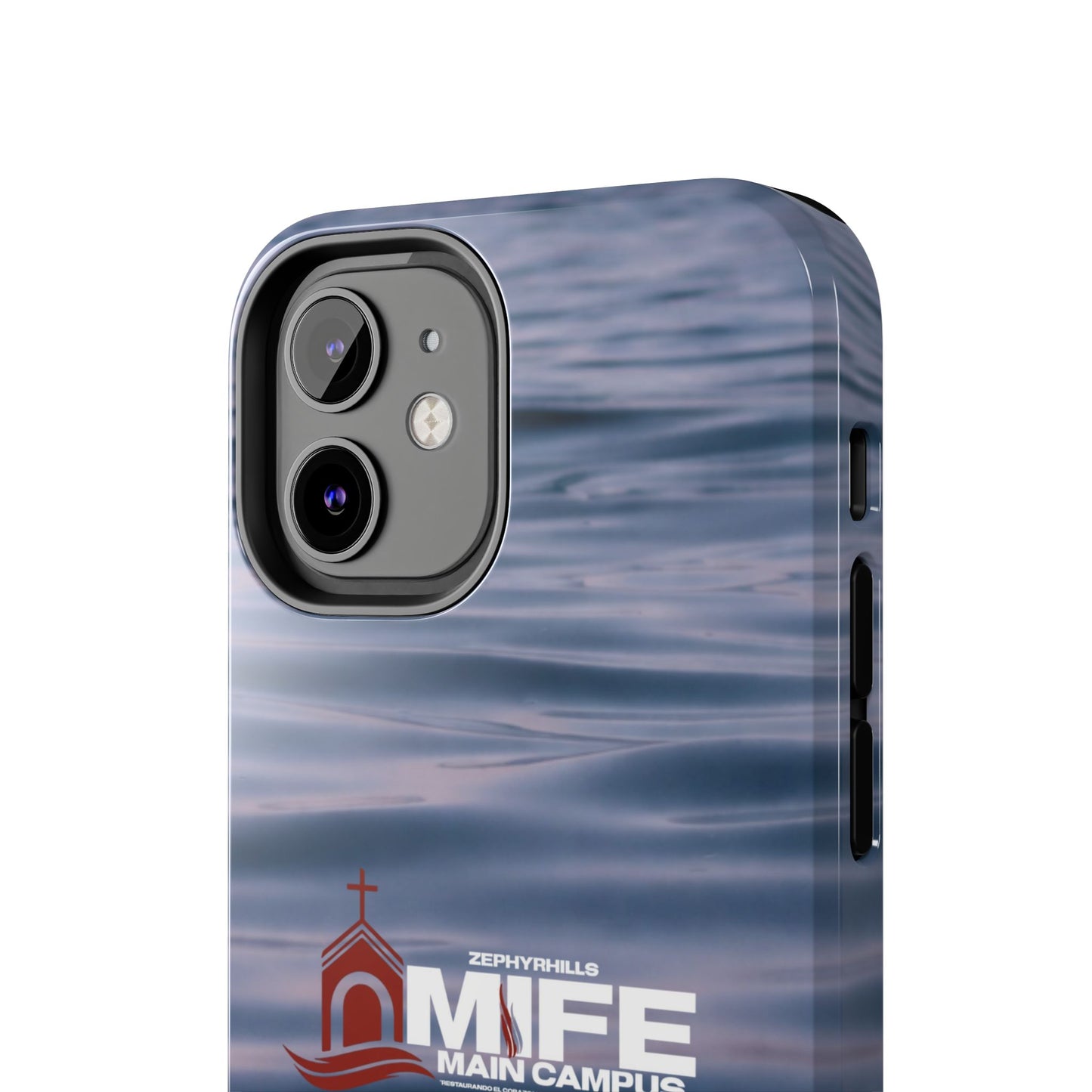 Tough Phone Case — MFE Main Campus Navy Wave Protective Cover