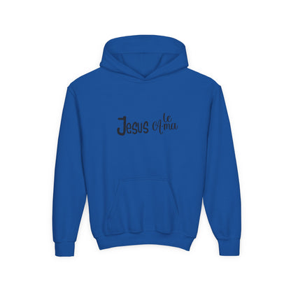 Youth Faith Hoodie — "Jesus Te Ama" / Somos Mi Fe Church Sweatshirt