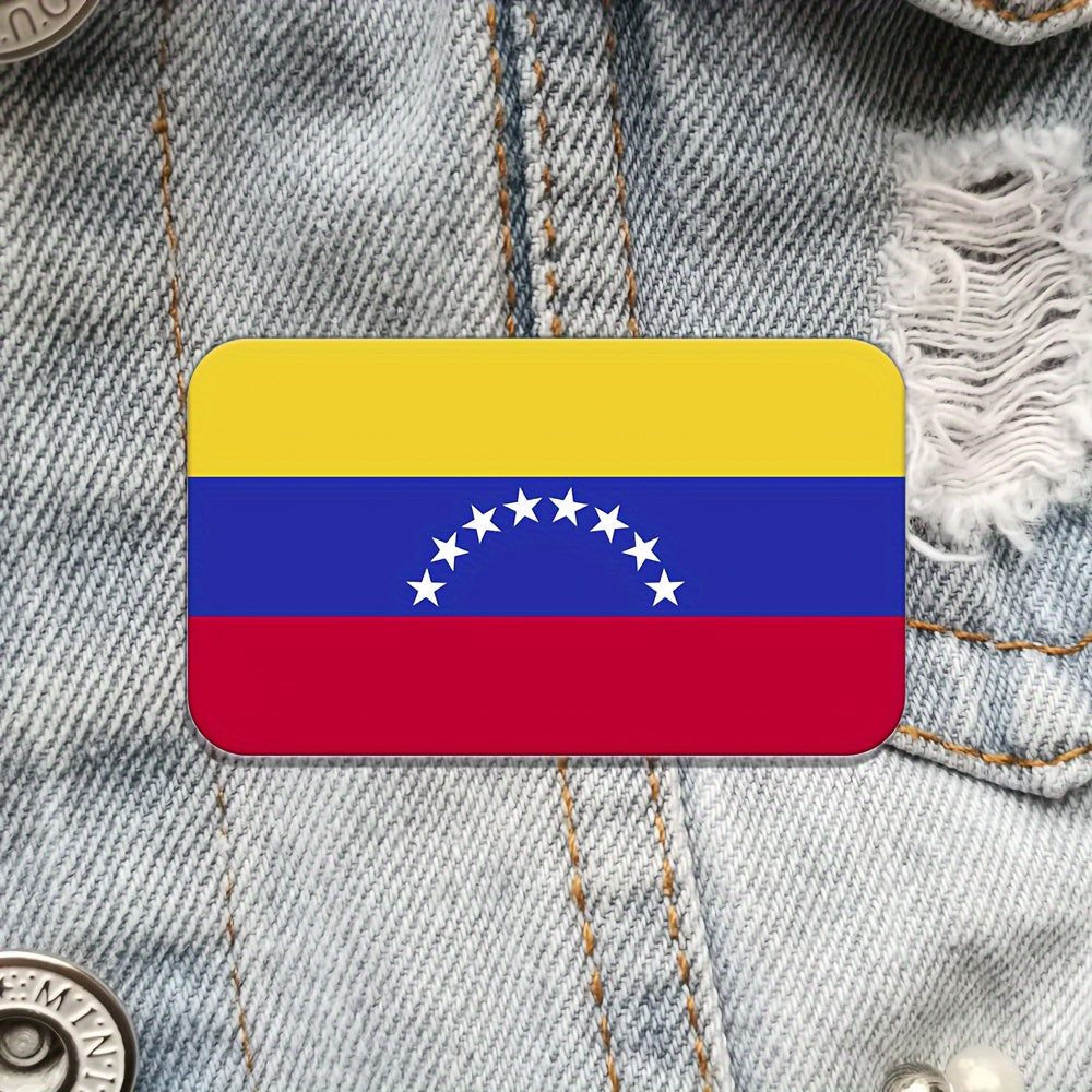 Broche De La Bandera De Venezuela Para Hombres, Pin De Material Acrílico, Accesorios Para Mochila Escolar