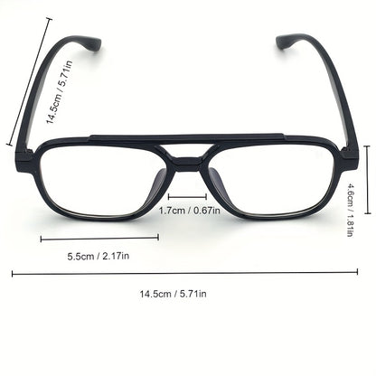 1 Gafas De Bloqueo De Luz Azul Para Hombre, Gafas De Lectura De Ordenador/juegos/TV/teléfonos, Gafas UV Antifatiga Ocular A La Moda