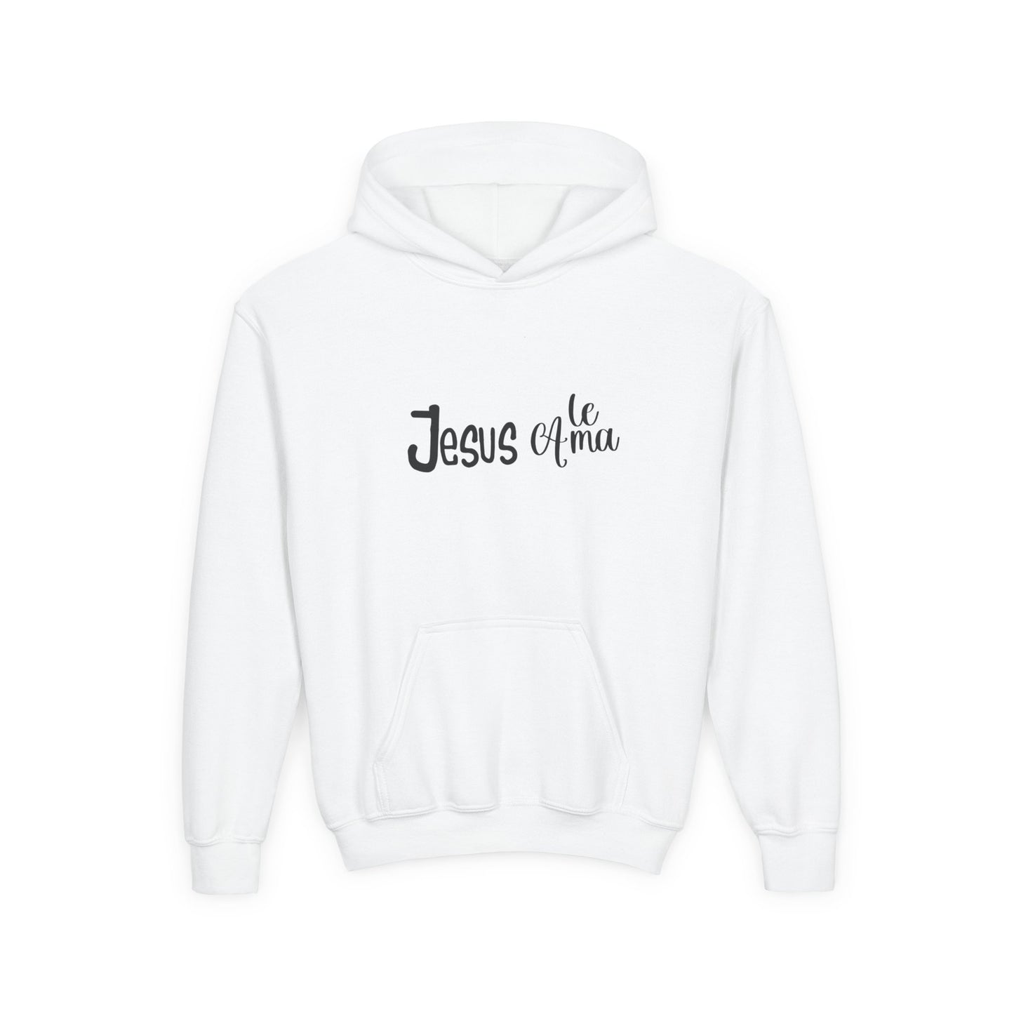 Youth Faith Hoodie — "Jesus Te Ama" / Somos Mi Fe Church Sweatshirt