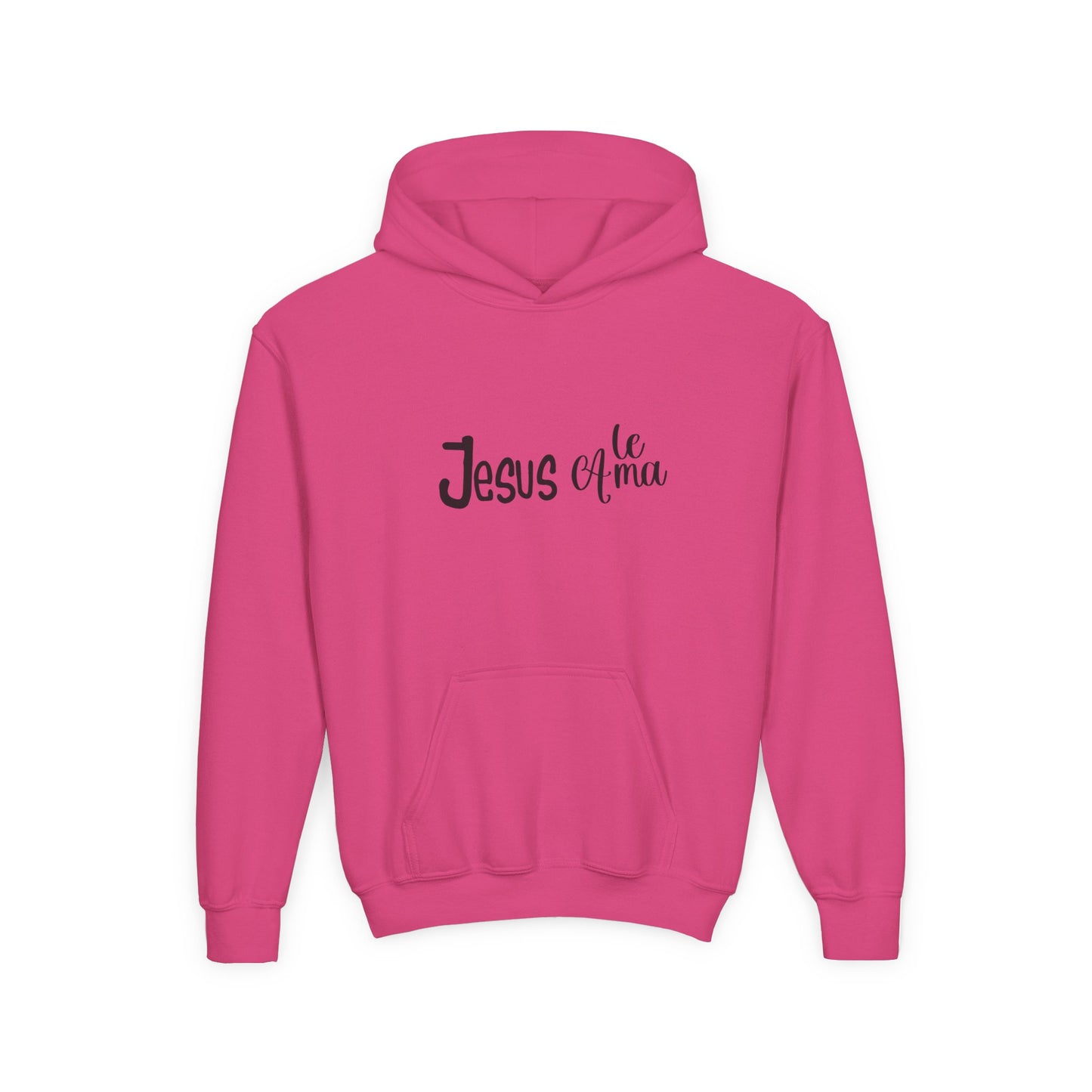 Youth Faith Hoodie — "Jesus Te Ama" / Somos Mi Fe Church Sweatshirt
