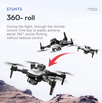 S2S Drone 6K HD Professional Brushless Drones 8K HD Aerial Photography Dual Camera Obstacle Avoidance Quadrotor UVA, Optical Flow Remote Control Quadcopter RC Dron, 5000M