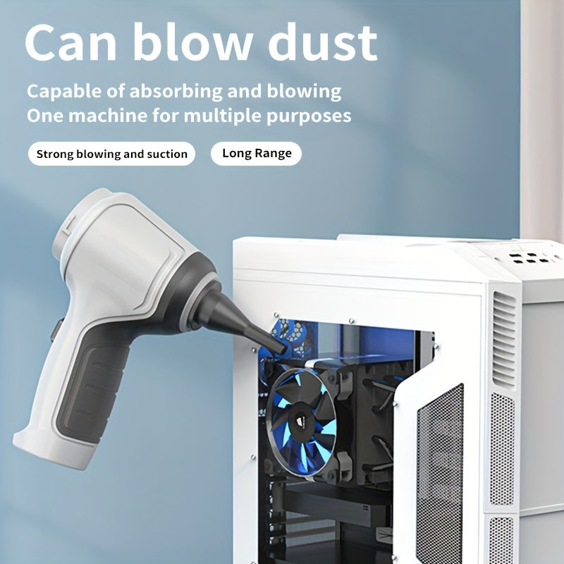Effortlessly Clean Any Mess with our Ultimate Handheld Vacuum - High-Suction, Wireless, USB Charging, Pet Hair Cleaner. Limited Time Offer!