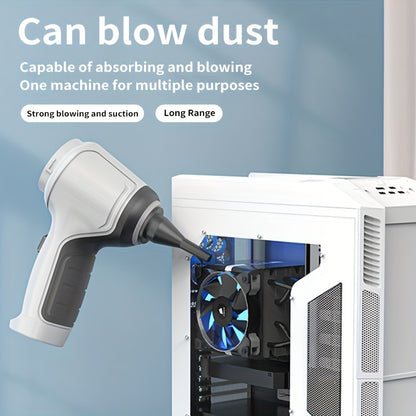 Effortlessly Clean Any Mess with our Ultimate Handheld Vacuum - High-Suction, Wireless, USB Charging, Pet Hair Cleaner. Limited Time Offer!