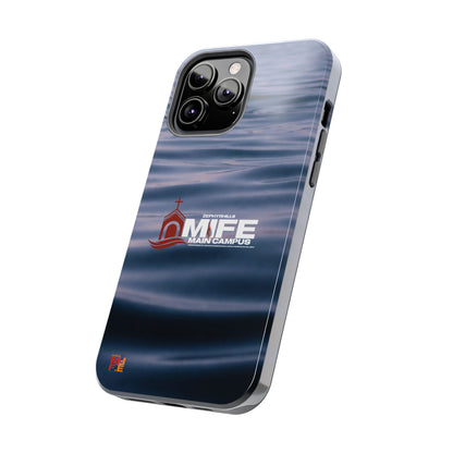 Tough Phone Case — MFE Main Campus Navy Wave Protective Cover