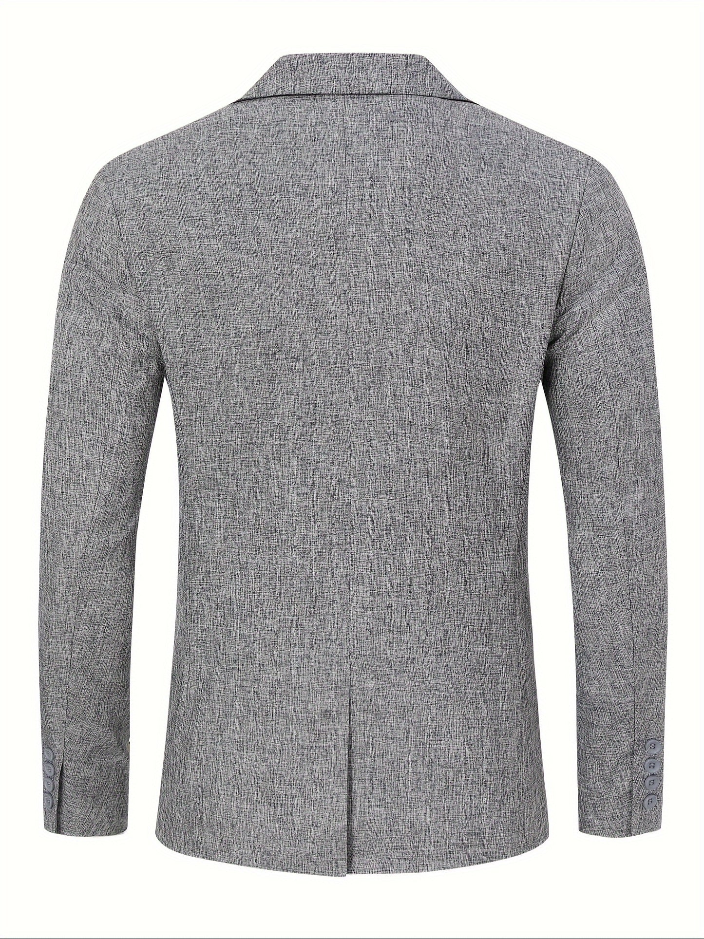 Blazers casuales ligeros para hombre, chaquetas deportivas, trajes de corte regular, chaquetas de dos botones