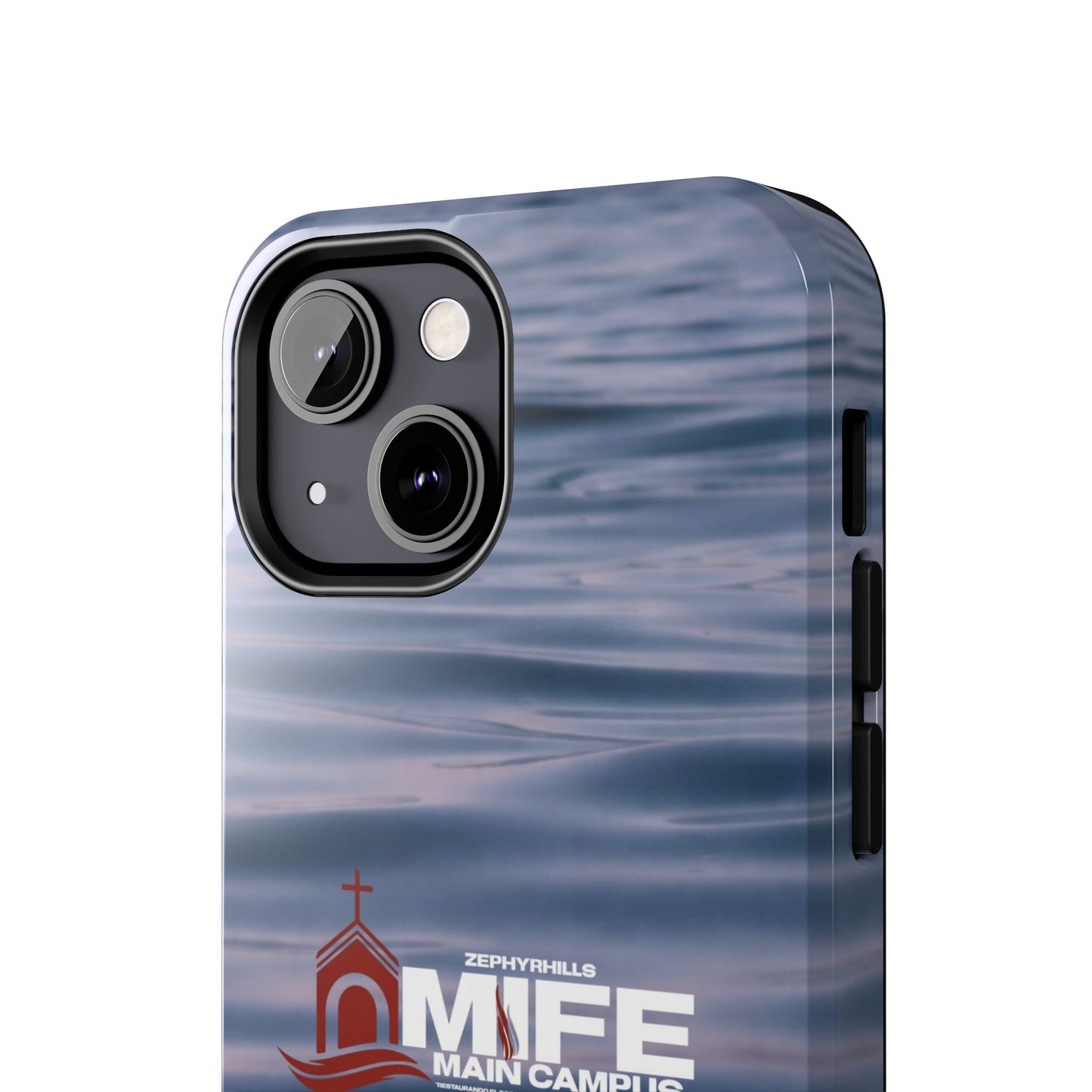 Tough Phone Case — MFE Main Campus Navy Wave Protective Cover