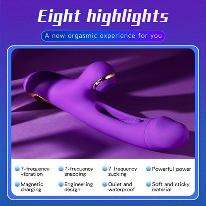 Indulge in Ultimate Pleasure with our Rechargeable Rabbit Vibrator - 7 Vibration Modes & Waterproof!