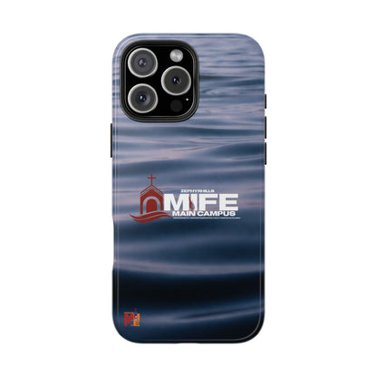 Tough Phone Case — MFE Main Campus Navy Wave Protective Cover