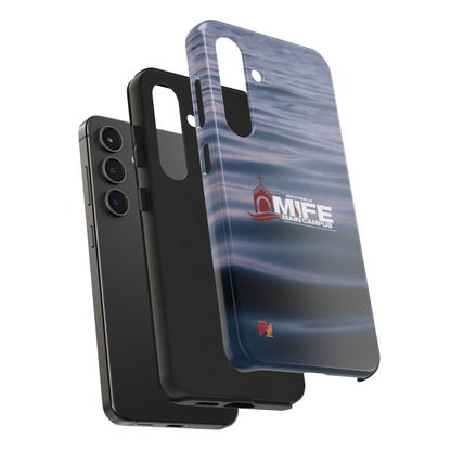 Tough Phone Case — MFE Main Campus Navy Wave Protective Cover