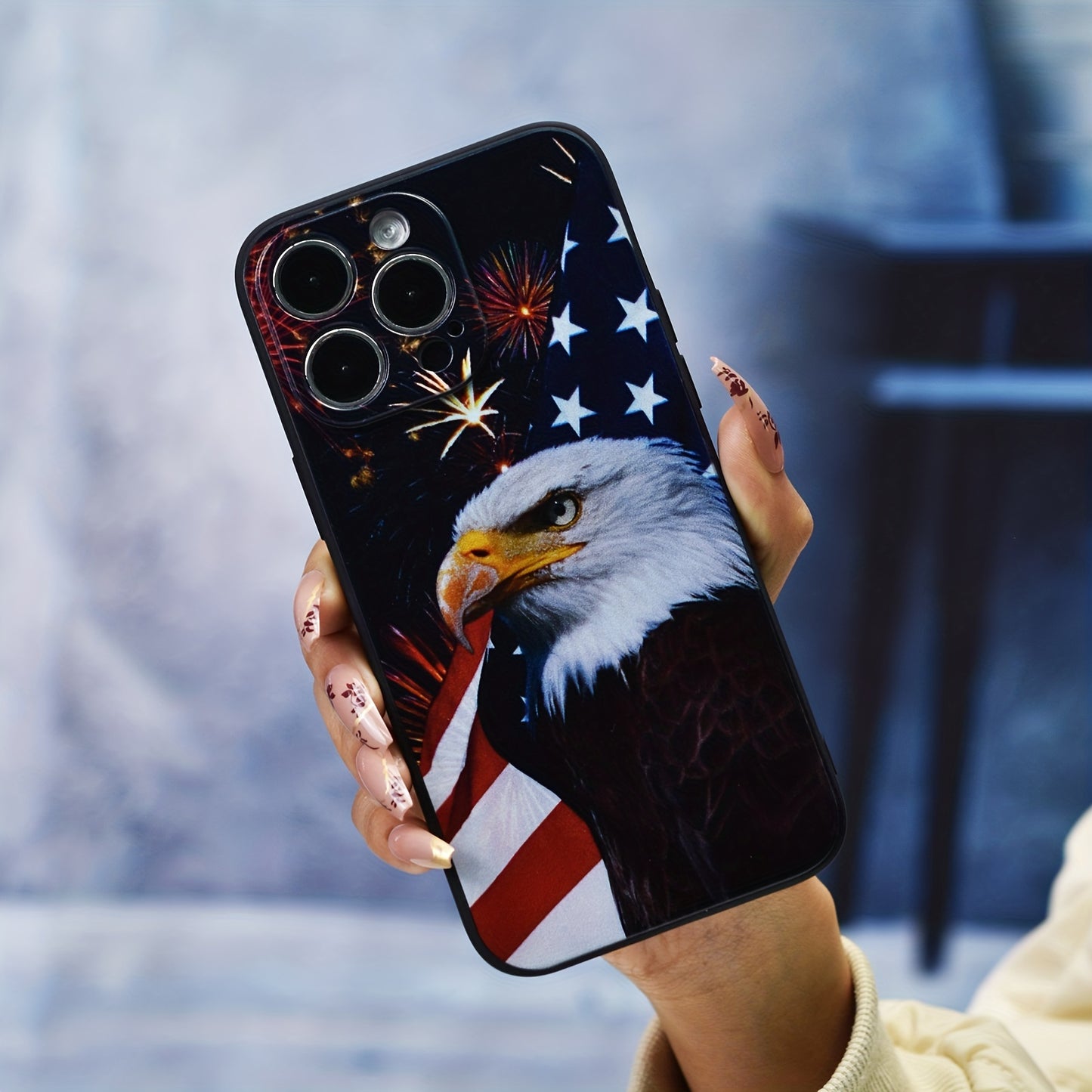 Ultimate Protection for Your iPhone - Eagle Pattern Protective Case - Slim, Durable, and Compatible with Multiple Models