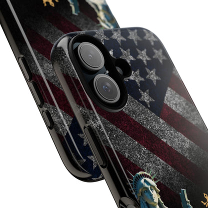 Patriotic Phone Case - Tough Cases, Custom Phone Covers, Unique Gifts, American Flag Design, Gift for Men and Women, Protective Case