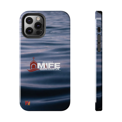 Tough Phone Case — MFE Main Campus Navy Wave Protective Cover