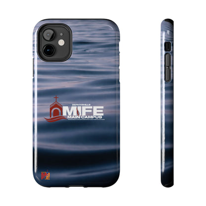 Tough Phone Case — MFE Main Campus Navy Wave Protective Cover