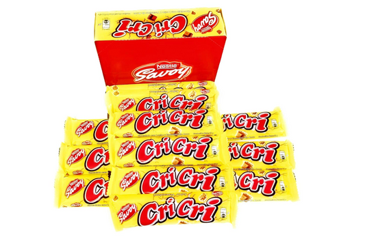 Chocolate Cri-Cri Hecho en Venezuela (12 barras de 27 gr / 0.95 oz)