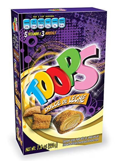 TOOPS Cereal de chocolate, 7.8 onzas