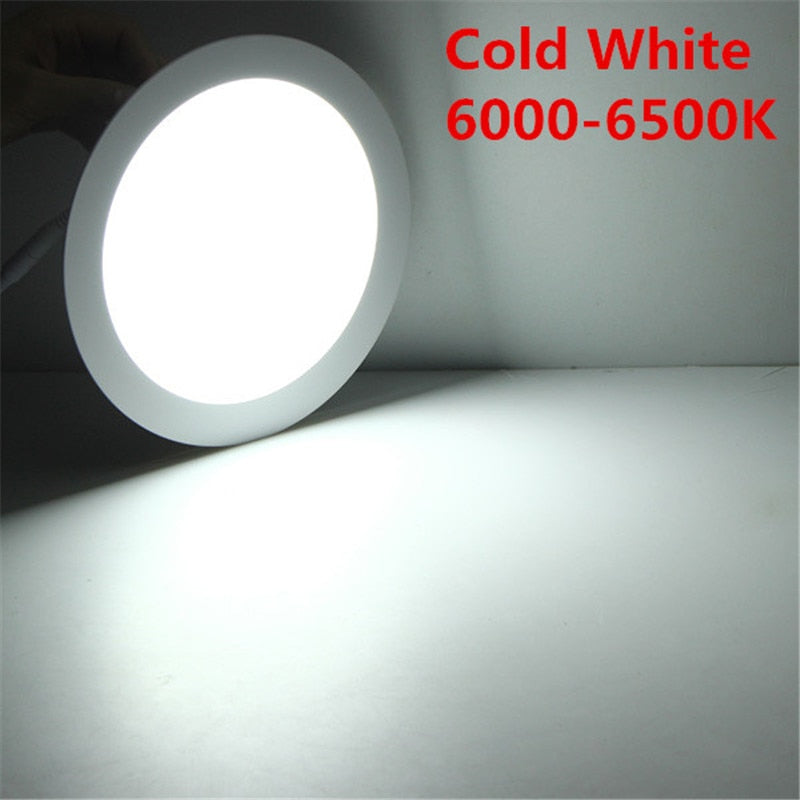 Ultra Thin LED Ceiling Panel Lamp 3W 6W 9W 12W 15W 25W Downlight 6000K 4000K 3000K Recessed LED Lighting Lamp for Home Decor