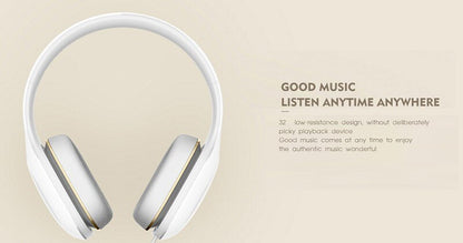 Original Xiaomi Mi Headphone Easy Version 3.5mm Wired With Microphone Volume Control Earphone Hands-free Headset