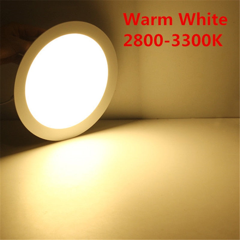 Ultra Thin LED Ceiling Panel Lamp 3W 6W 9W 12W 15W 25W Downlight 6000K 4000K 3000K Recessed LED Lighting Lamp for Home Decor