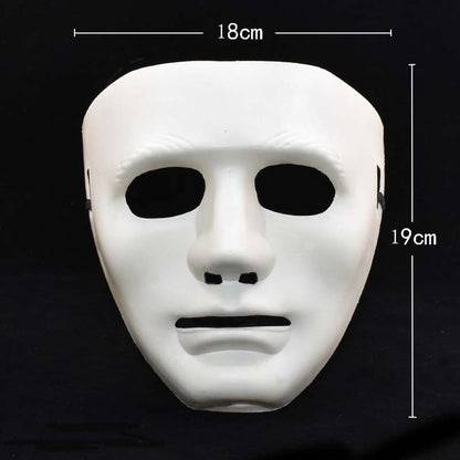 Movie Masquerade Anonymous Face Mask Halloween Party Cosplay Masks Props for Adult Kids Film Theme Mask Anime Costumes Supplies