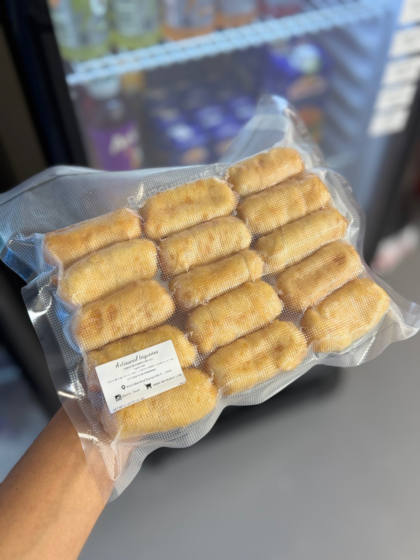 TEQUENOS PRECOSIDOS VENEZOLANO DE QUESO 15 UNIDADES SELLADOS AL VACIO