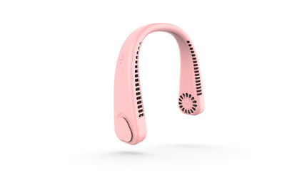Summer Portable Hanging Neck Fan Fast Cooling USB Rechargeable Wearable Bladeless Fan Outdoor Sports Home Office Cooler