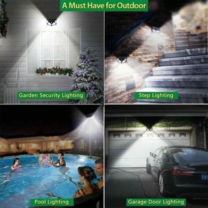 Solar Wall Lights PIR Motion Sensor Solar Powered Street Light Ideal for Sunlight for Garden Light