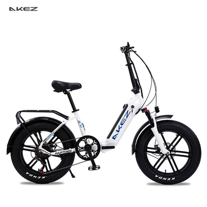 Folding electric bicycle 48V750W high-power electric bicycle women's electric bicycle motorcycle rough tire electric bicycle