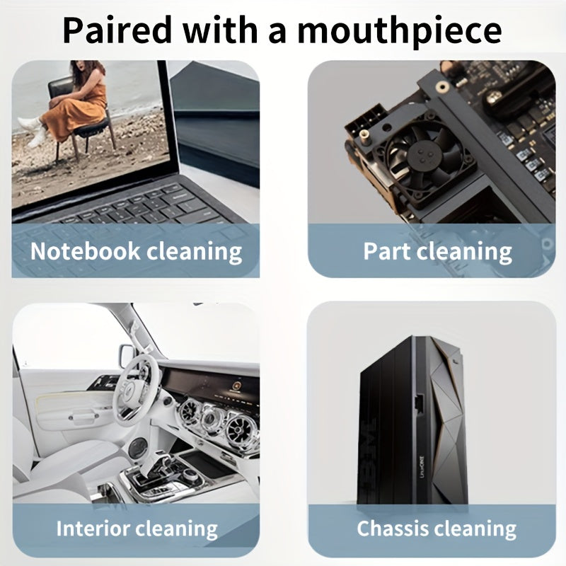 Effortlessly Clean Any Mess with our Ultimate Handheld Vacuum - High-Suction, Wireless, USB Charging, Pet Hair Cleaner. Limited Time Offer!