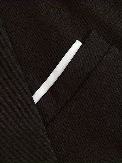 Chaqueta Blazer Casual para Hombre, Chaqueta de Traje de Un Botón, Chaquetas Ajustadas, Abrigo Deportivo Ligero