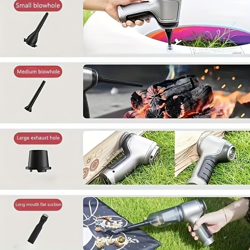 Effortlessly Clean Any Mess with our Ultimate Handheld Vacuum - High-Suction, Wireless, USB Charging, Pet Hair Cleaner. Limited Time Offer!
