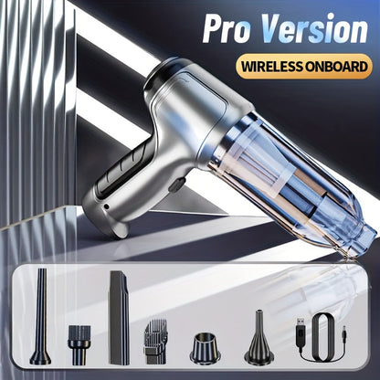 Effortlessly Clean Any Mess with our Ultimate Handheld Vacuum - High-Suction, Wireless, USB Charging, Pet Hair Cleaner. Limited Time Offer!