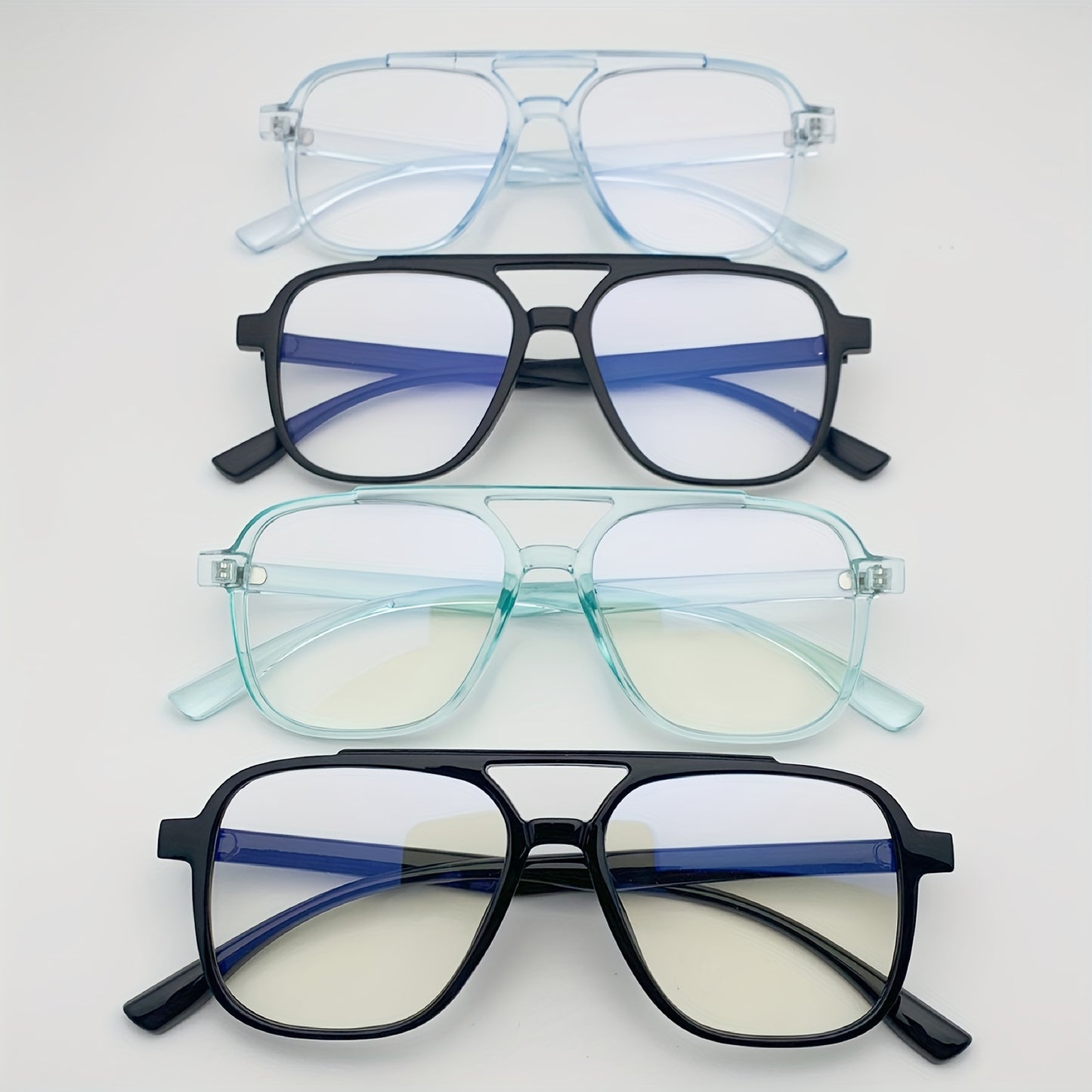 1 Gafas De Bloqueo De Luz Azul Para Hombre, Gafas De Lectura De Ordenador/juegos/TV/teléfonos, Gafas UV Antifatiga Ocular A La Moda