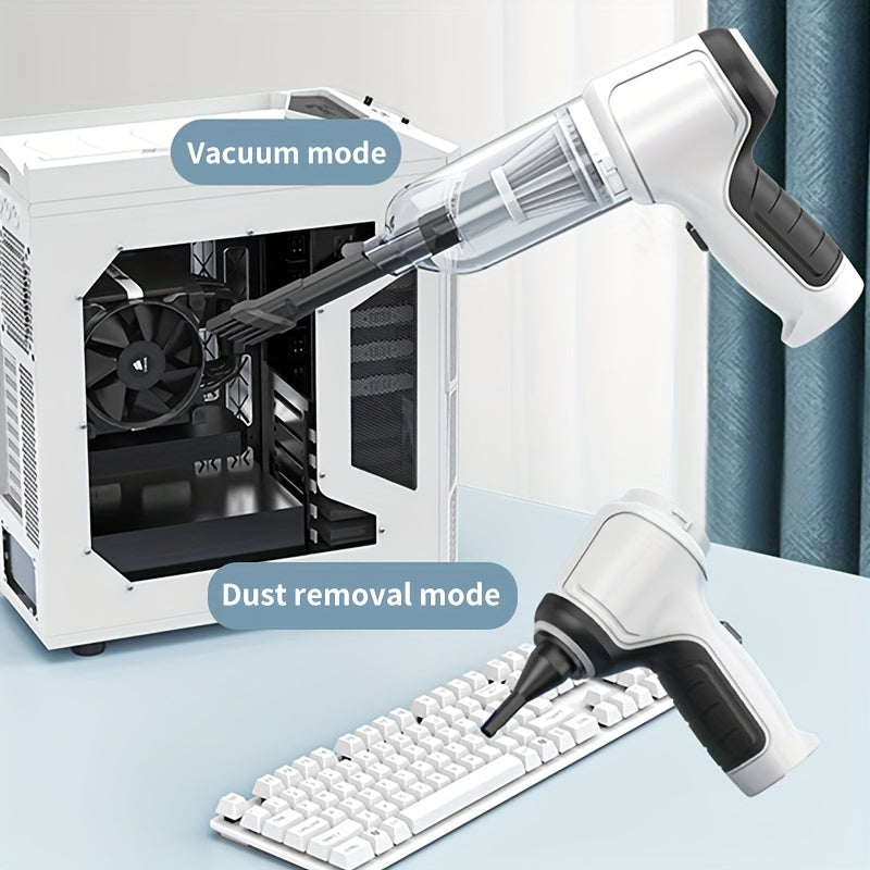 Effortlessly Clean Any Mess with our Ultimate Handheld Vacuum - High-Suction, Wireless, USB Charging, Pet Hair Cleaner. Limited Time Offer!