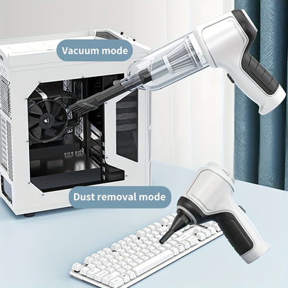 Effortlessly Clean Any Mess with our Ultimate Handheld Vacuum - High-Suction, Wireless, USB Charging, Pet Hair Cleaner. Limited Time Offer!
