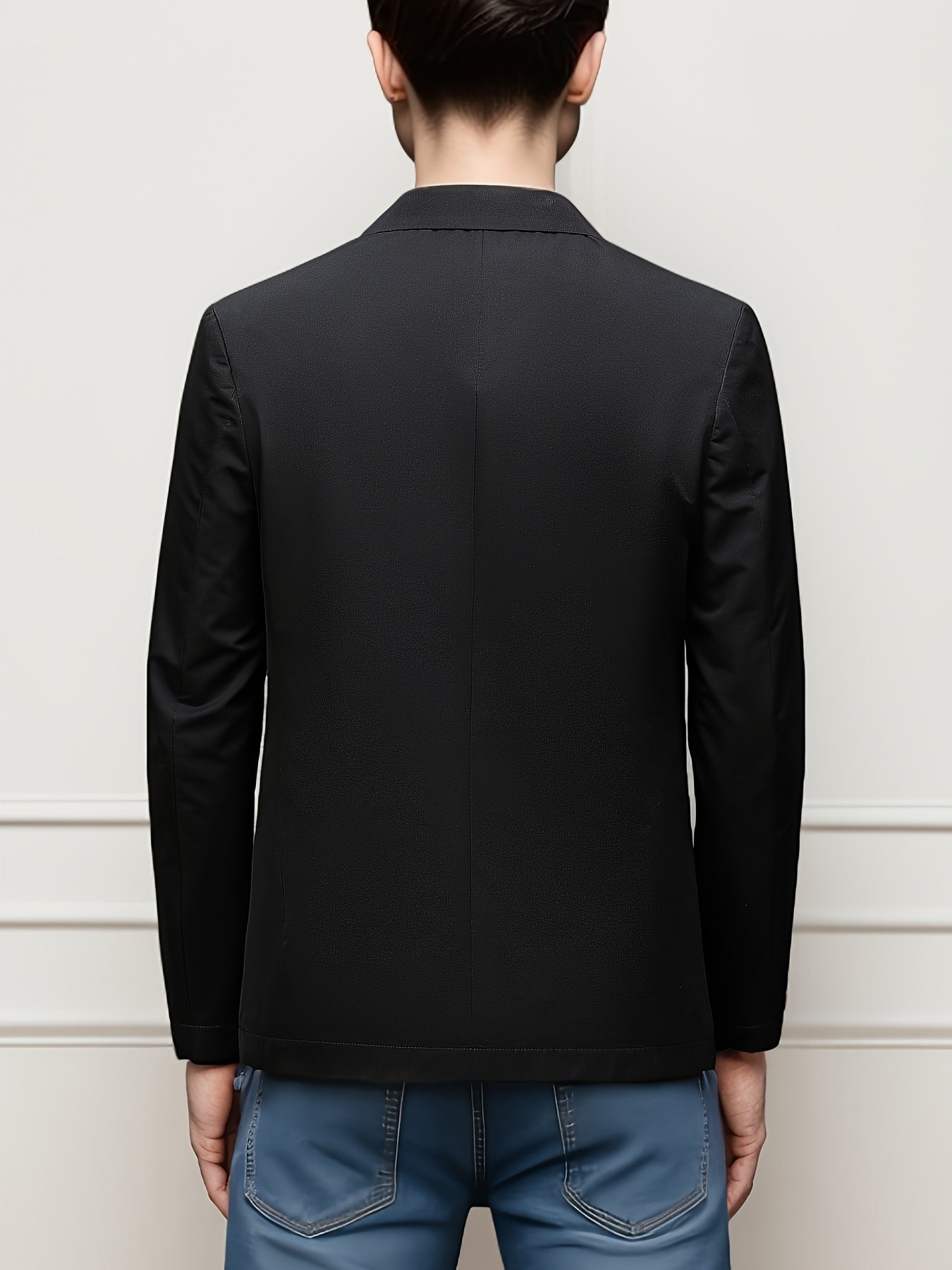 Chaqueta Blazer Casual para Hombre, Estilo Maduro de Moda, Traje de Ocio, Abrigo Casual de Negocios