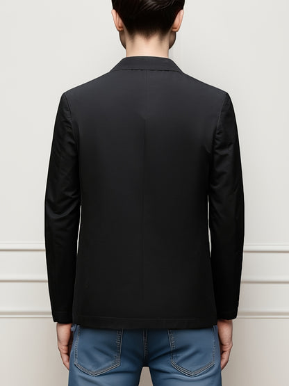 Chaqueta Blazer Casual para Hombre, Estilo Maduro de Moda, Traje de Ocio, Abrigo Casual de Negocios